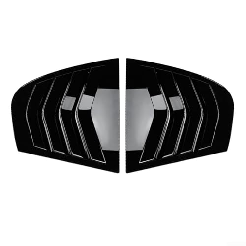 Für BMW 3er-Serie E90 für M3 2005 2011, glänzendes schwarzes Glas, 2 Stück für verbesserte muskuläre Optik und Passform von Allthingstore
