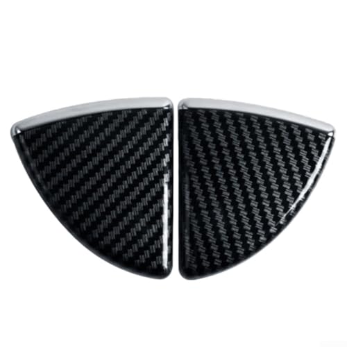 Für Mercedes W211 Armlehnen-Entriegelungsknopf-Abdeckung, unverzichtbar für die Innenpflege, 2 Stück (Kohlefaser) von Allthingstore
