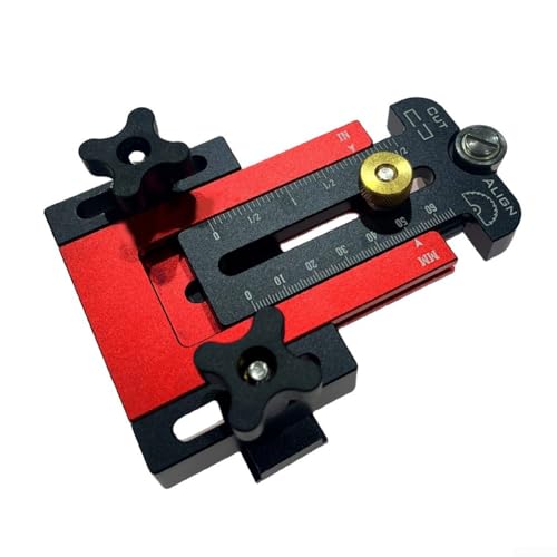 Für Präzisionsschnittführung, kompatibel mit Tischsäge für verbesserte Stabilität und verstellbare Funktionen (C) von Allthingstore