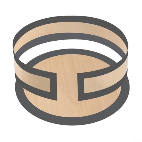 Für Springform Silikon-Backmatte Mühelose Kuchenentfernung, auslaufsicheres Design für besseres Backen (schwarz) von Allthingstore