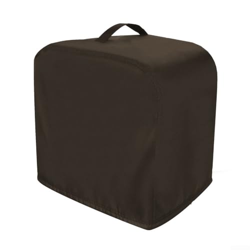 Für tragbare Eiswürfelbereiter-Abdeckung, 210D Oxford-Tuch, sichere Passform für Arbeitsplatten-Eismaschine, leicht zu reinigen (Kaffeefarbe) von Allthingstore