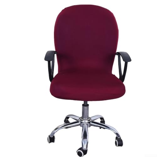 Funktionelle und elegante Stuhlhusse für Drehstühle, perfekt für jeden Wohnraum, Kastanienbraun Funktionelle und elegante Stuhlhusse für Drehstühle, perfekt für jeden Wohnraum, Kastanienbraun von Allthingstore