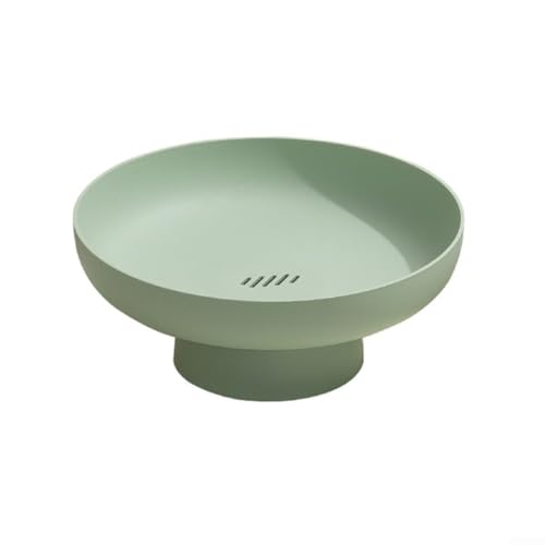 Funktioneller Obstkorb für verschiedene Anwendungen zum Aufbewahren und Präsentieren von Obst und Snacks, mit hohlem Boden für Drainage (grün) von Allthingstore