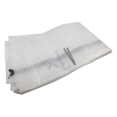 Gewächshausabdeckung für Pflanzenschutz gegen Frost und Kälte, transparentes PVC-Material, für kleine Gärten und Terrassen (weiß) von Allthingstore