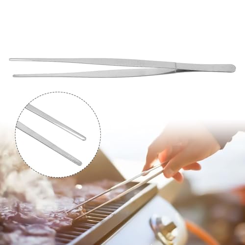 Grillpinzette aus hochwertigem Edelstahl, Küchenhelfer für Buffets und Kochen im Freien (30 cm) von Allthingstore