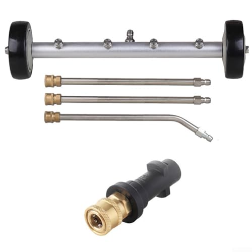 Hochdruckreiniger Unterbaureiniger 4000 PSI mit effizientem Quick Connect System zur Reinigung von Einfahrten, Terrassen und mehr (mit Stecker) von Allthingstore