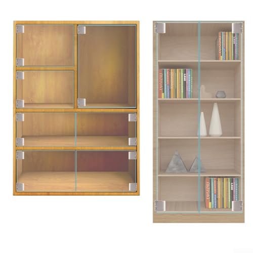 Innovatives Design Scharniere aus Zinklegierung für reibungslosen Betrieb in gebogenen Vitrinen (L) von Allthingstore