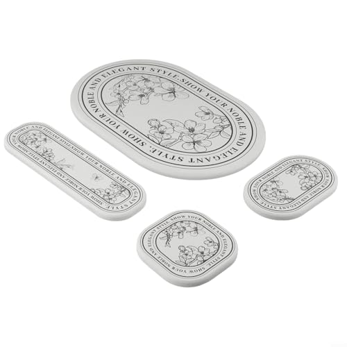 Kieselalgen-Untersetzer-Set, absorbiert effizient Wasser in Küchenspülen und Badezimmer-Waschbecken von Allthingstore