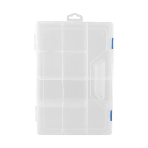 Kompakter Kunststoff-Organizer mit Verriegelungsmechanismus für staubdichte Aufbewahrung von kleinen Gegenständen (10 Fächer) von Allthingstore