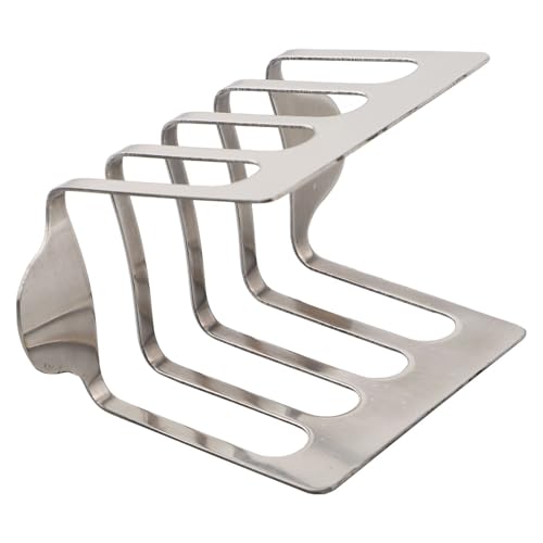Kompaktes Edelstahl-Toaster-Regal für den Desktop-Gebrauch, dient als Brotscheibenhalter und Luftfritteusen-Tablett, um den Küchenraum effizient zu organisieren Kompaktes Edelstahl-Toaster-Regal für den Desktop-Gebrauch, dient als Brotscheibenhalter und Luftfritteusen-Tablett, um den Küchenraum effizient zu organisieren von Allthingstore
