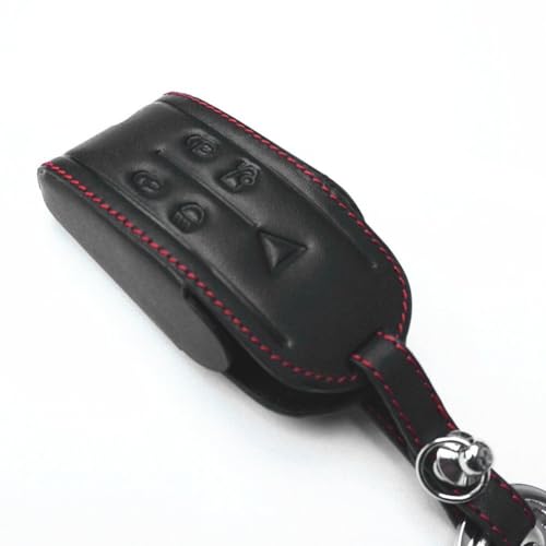 Leder-Schlüsselhülle für Jaguar-Modelle, XF XK XKR 5 Tasten, wesentlicher Schutz für Smart-Fernbedienungsschlüssel Leder-Schlüsselhülle für Jaguar-Modelle, XF XK XKR 5 Tasten, wesentlicher Schutz für Smart-Fernbedienungsschlüssel von Allthingstore