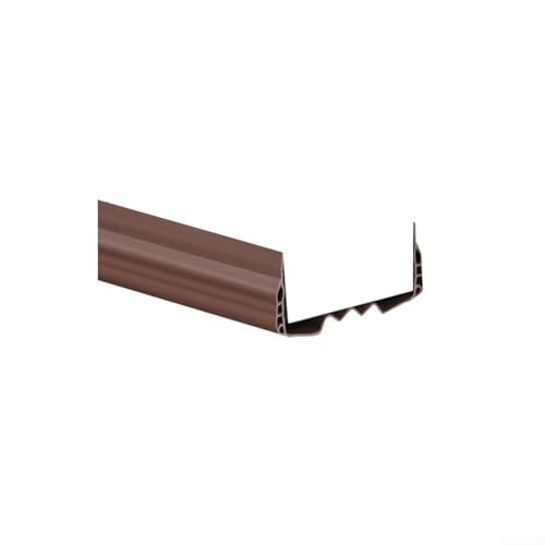 Leicht zu schneidender Türbodendichtungsstreifen aus PVC für effektive Luft- und Geräuschblockierung (braun) von Allthingstore
