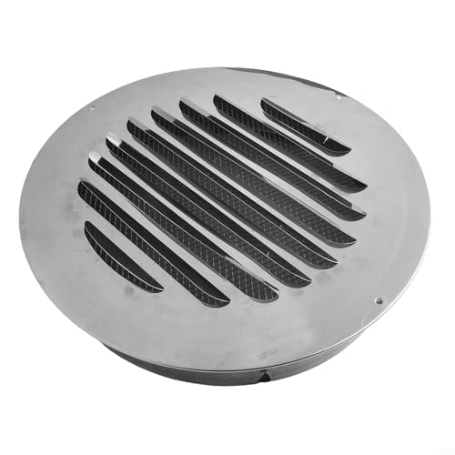 Lüftungsgitter aus Edelstahl für den Außenbereich für effektiven Insektenschutz und Luftzirkulation (300 mm Rohr) von Allthingstore