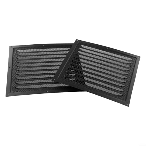 Lüftungsschlitzabdeckung mit Insektenschutz, hervorragende Luftstromlösung für Decken- und Wandinstallationen (2 Stück) von Allthingstore