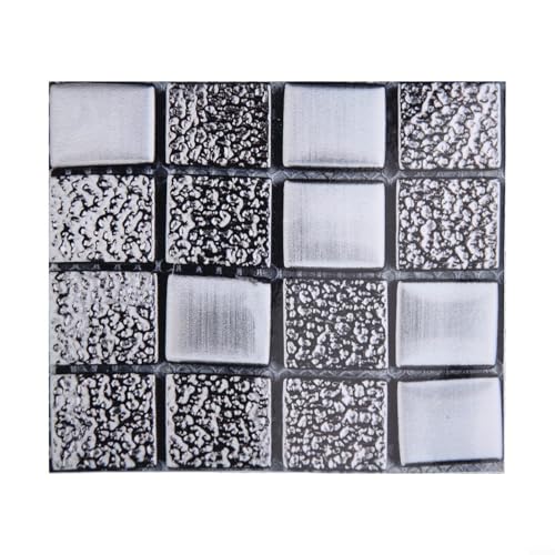 MSC080 Fliesenaufkleber im Mosaik-Stil, glitzernd, für Küchen- und Badezimmerwände, 10 x 10 cm, 10 Stück MSC080 Fliesenaufkleber im Mosaik-Stil, glitzernd, für Küchen- und Badezimmerwände, 10 x 10 cm, 10 Stück von Allthingstore