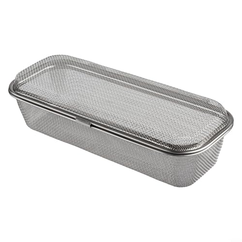 Maximieren Sie den Platz in der Spülmaschine mit dem Edelstahlkorb, um kleine Gegenstände und Utensilien zu organisieren. (L) von Allthingstore