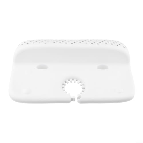 Mehrzweck-Spritzschutz aus Silikon mit Ablaufgitter und Aufbewahrungskorb, um Reinigungswerkzeuge trocken und Arbeitsplatten ordentlich zu halten (weiß) von Allthingstore