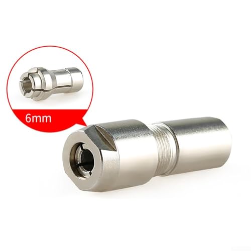 Modifizierter Adapter für Winkelschleifer auf Geradschleiferfutter, M10-Gewinde, perfekt für DIY-Projekte (6 mm) von Allthingstore