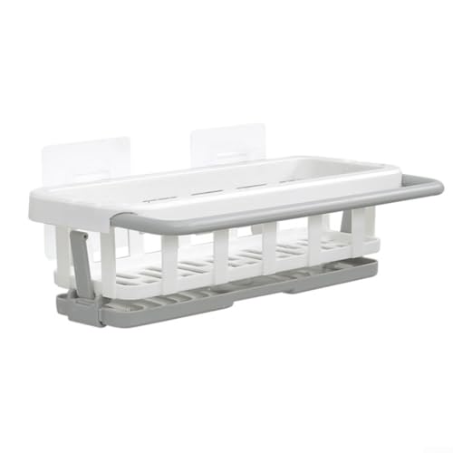Mühelose Organisation, funktionaler Küchenspüle, der Schwämme, Bürsten und Handtücher zusammen hält (weiß) von Allthingstore