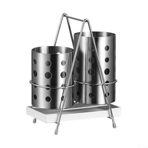 Multifunktionaler Küchenutensilienhalter für Gabeln, Löffel und Spatel mit Stil von Allthingstore
