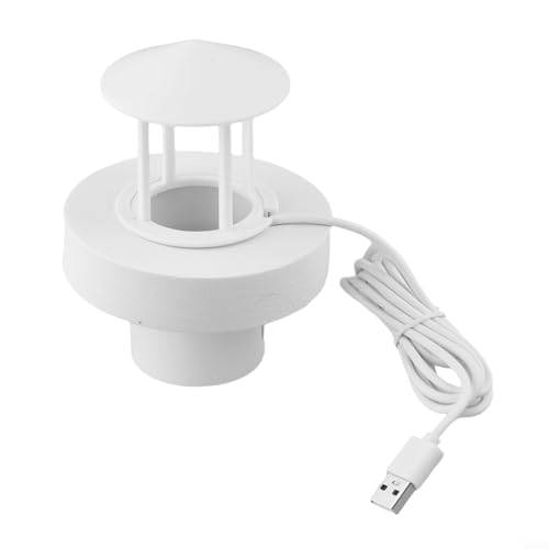 Nebelproduktion einfach gemacht 4 LEDs Vernebler verleiht Ihren Innen- oder Außenräumen eine Note (weiß) von Allthingstore