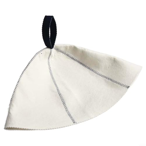 Optimaler Schutz mit diesem Saunahut aus Wollfilz während der Sauna (grau (blau) von Allthingstore