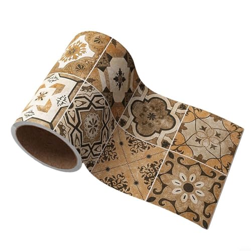 PVC Taille Linie Wandaufkleber für Küche und Bad, wasserdicht und abnehmbar, Wandbild Design (1#) von Allthingstore