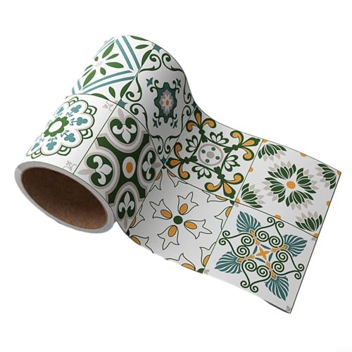 PVC Taille Linie Wandaufkleber für Küche und Bad, wasserdicht und abnehmbar, Wandbild Design (4#) von Allthingstore