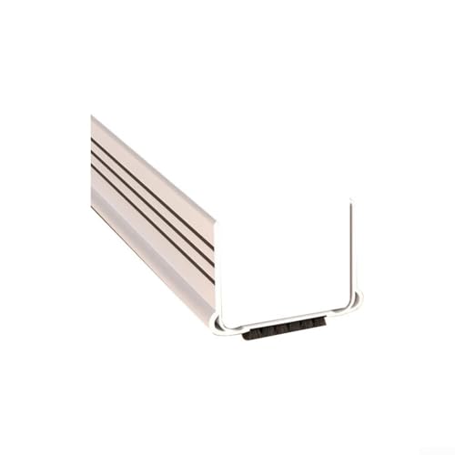 PVC-Türdichtungsstreifen zur Blockierung von Staub und Lärm mit einfacher Installation (weiß) von Allthingstore