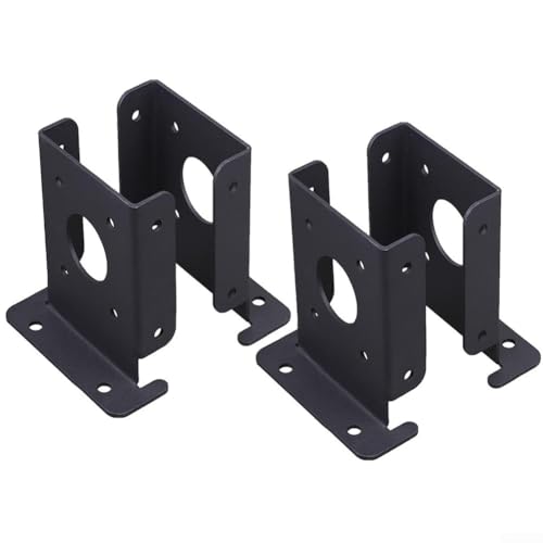 Pergola-Pfostenanker aus Metall, verstellbar, für Deckgeländer, Briefkastenpfosten und Holzpfostenstabilisierung, 2 Stück von Allthingstore