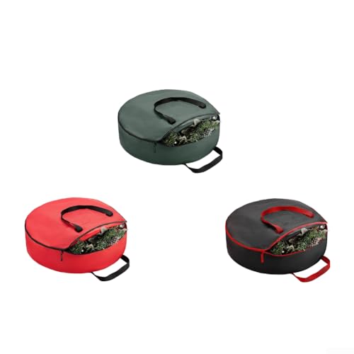 Platzsparende, wasserdichte Aufbewahrungstasche für Weihnachtsdekoration, staubdicht mit versiegeltem Verschluss, faltbares Oxford-Gewebe für sichere Aufbewahrung von saisonalen Ornamenten (60 x 18 cm Platzsparende, wasserdichte Aufbewahrungstasche für Weihnachtsdekoration, staubdicht mit versiegeltem Verschluss, faltbares Oxford-Gewebe für sichere Aufbewahrung von saisonalen Ornamenten (60 x 18 cm von Allthingstore