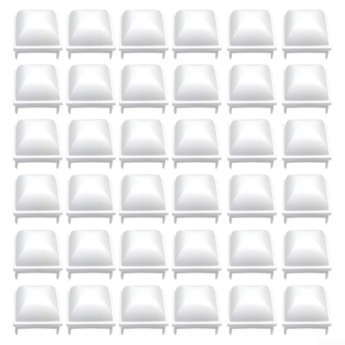 Pool-Zaunpfostenabdeckungen, kompatibel mit 1 12,7 cm quadratischen hohlen Zaunpfosten, entworfen für verschiedene oberirdische Poolmodelle (36 Stück) von Allthingstore
