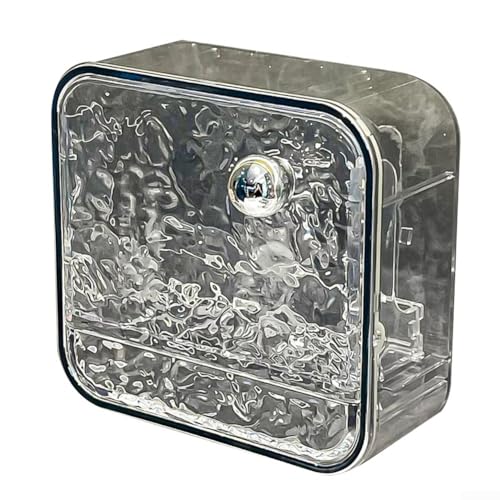Praktische Seifenaufbewahrungsbox zur Wandmontage, stanzend und stilvoll für moderne Häuser (Silber) von Allthingstore
