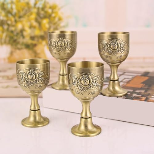 Raffinierter Kelch aus Zinklegierung, perfekt zum Servieren von Tee oder als Deko-Artikel (A) von Allthingstore