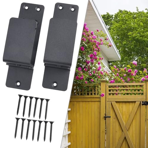 Robuste 2 x 4 Tür-Halterungen, für Heimverteidigung und einfache Installation an jeder Tür (schwarz) von Allthingstore
