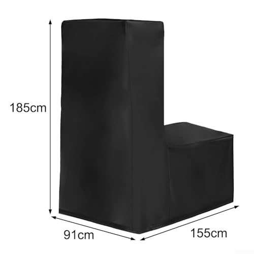 Robuste Abdeckung für elliptische Trainingsgeräte, schützt vor Wetter und Staub (185 x 91 x 155 cm) von Allthingstore