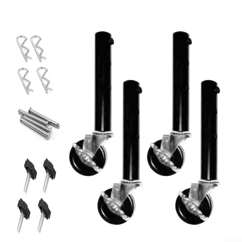 Robuste Tischbeinverlängerung mit Rollen, 4 Stück, für Klapptische und mehr Stauraum Robuste Tischbeinverlängerung mit Rollen, 4 Stück, für Klapptische und mehr Stauraum von Allthingstore