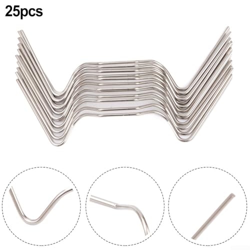 Robuste W-Klammern für Gewächshaus, zuverlässige Edelstahl-Clips für Glasbefestigung, erhältlich in Packungen mit 25, 50 oder 100 Stück (25 Stück) von Allthingstore