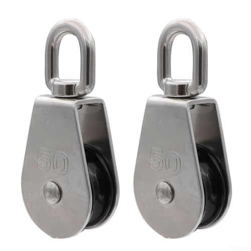 Robustes Einzel-Riemenscheiben-Set aus 304 Edelstahl mit widerstandsfähigen und leichtgängigen Rollen für effizienten Betrieb von Allthingstore