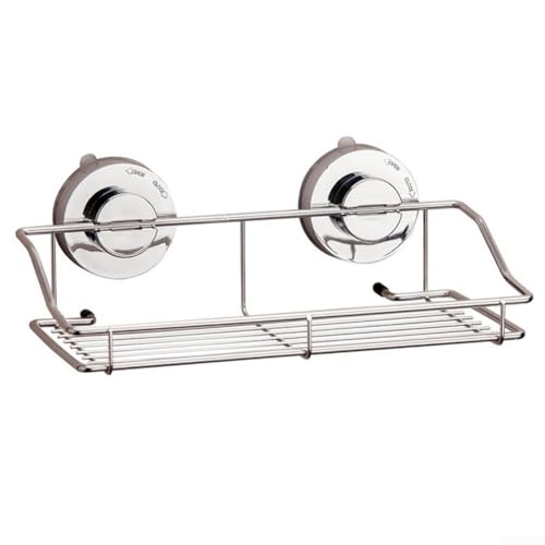 Rostbeständiges Edelstahl-Duschregal mit Saugnäpfen, perfekt für Platzoptimierung von Allthingstore