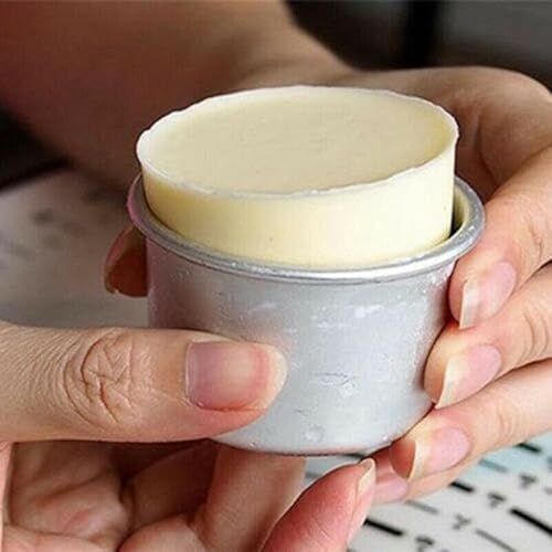Runde Mini-Kuchenformen, 5,1 cm, 10 Stück, Aluminium mit abnehmbarem Boden zum Backen von Konfekt von Allthingstore
