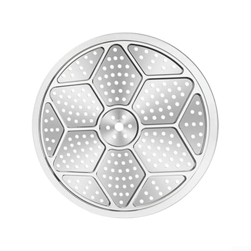 Rundes Dampfgarer aus Edelstahl 304 für schnelles und gleichmäßiges Erhitzen Ihrer Lieblingsspeisen (33 cm) von Allthingstore