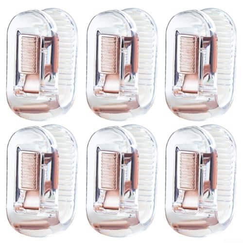 Rutschfeste Bettdeckenclips für einfache Verwendung und sichere Bettwarenanzeige (transparent), 6 Stück von Allthingstore