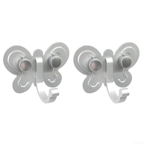 Schlankes Design Aluminium-Butterhaken-Set mit 2 Aufbewahrungslösungen für zu Hause von Allthingstore