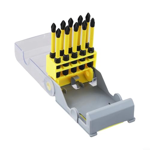 Schraubendreher-Bit-Set enthält 10 PH2-Magnete mit einer praktischen Länge von 65 mm für verbesserte Effizienz Schraubendreher-Bit-Set enthält 10 PH2-Magnete mit einer praktischen Länge von 65 mm für verbesserte Effizienz von Allthingstore
