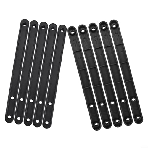 Schubladenschienen, leicht, Kunststoff, für den bequemen Gebrauch zu Hause, Schwarz, 180 mm, 10 Stück Schubladenschienen, leicht, Kunststoff, für den bequemen Gebrauch zu Hause, Schwarz, 180 mm, 10 Stück von Allthingstore