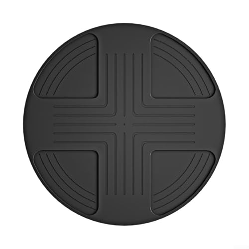 Schützende Silikonmatte für Küchentheken gegen Hitze von Luftfritteusen und Kochgeschirr (schwarz) von Allthingstore