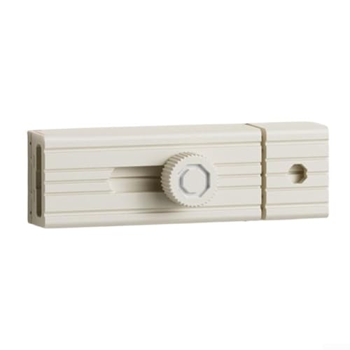 Selbstleuchtendes Türschloss mit festsitzendem Schraubdesign für Holz-, Metall- und Glastüren (Hellgrau) von Allthingstore