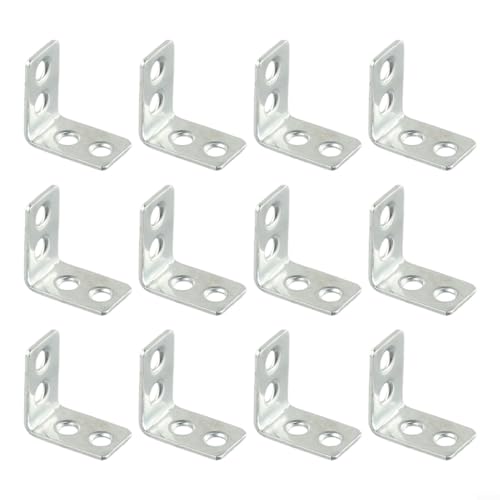 Set mit 12 rostfreien L-förmigen Halterungen für Wandregale, stark und zuverlässig Set mit 12 rostfreien L-förmigen Halterungen für Wandregale, stark und zuverlässig von Allthingstore