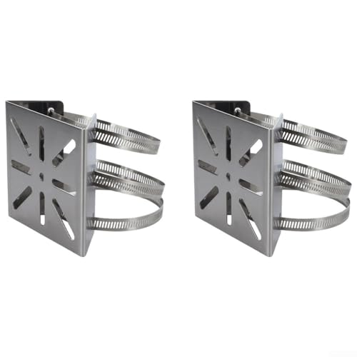 Sichern Sie Ihre Kameras mit 2 Sets rostbeständiger Stangenhalterungen und 6 verstellbaren Klemmen von Allthingstore